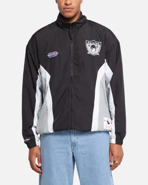 Mitchell & Ness Las Vegas Raiders Nylon Track Jacket Black/Grey