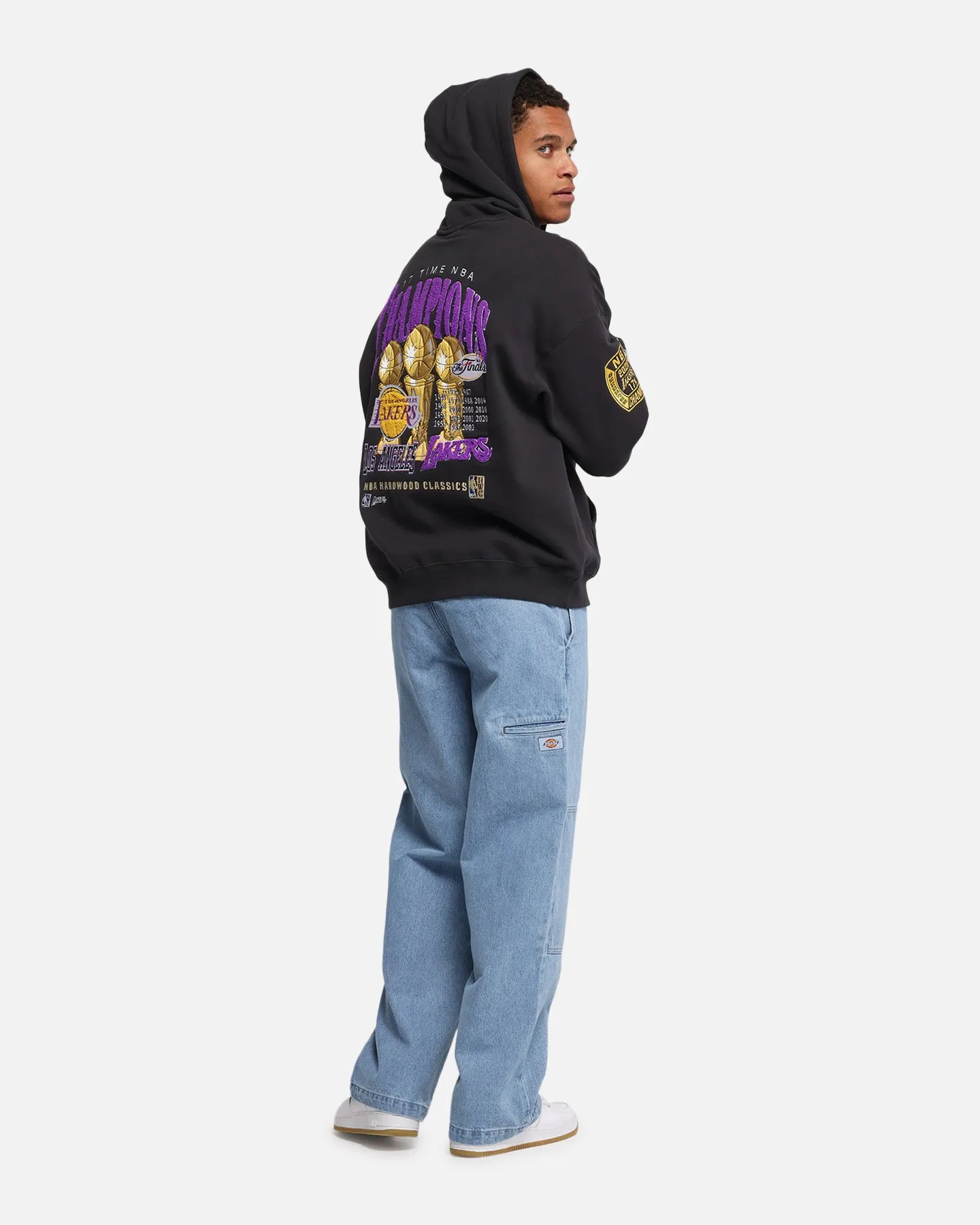Mitchell & Ness Los Angeles Lakers National Champions Hoodie Faded Black