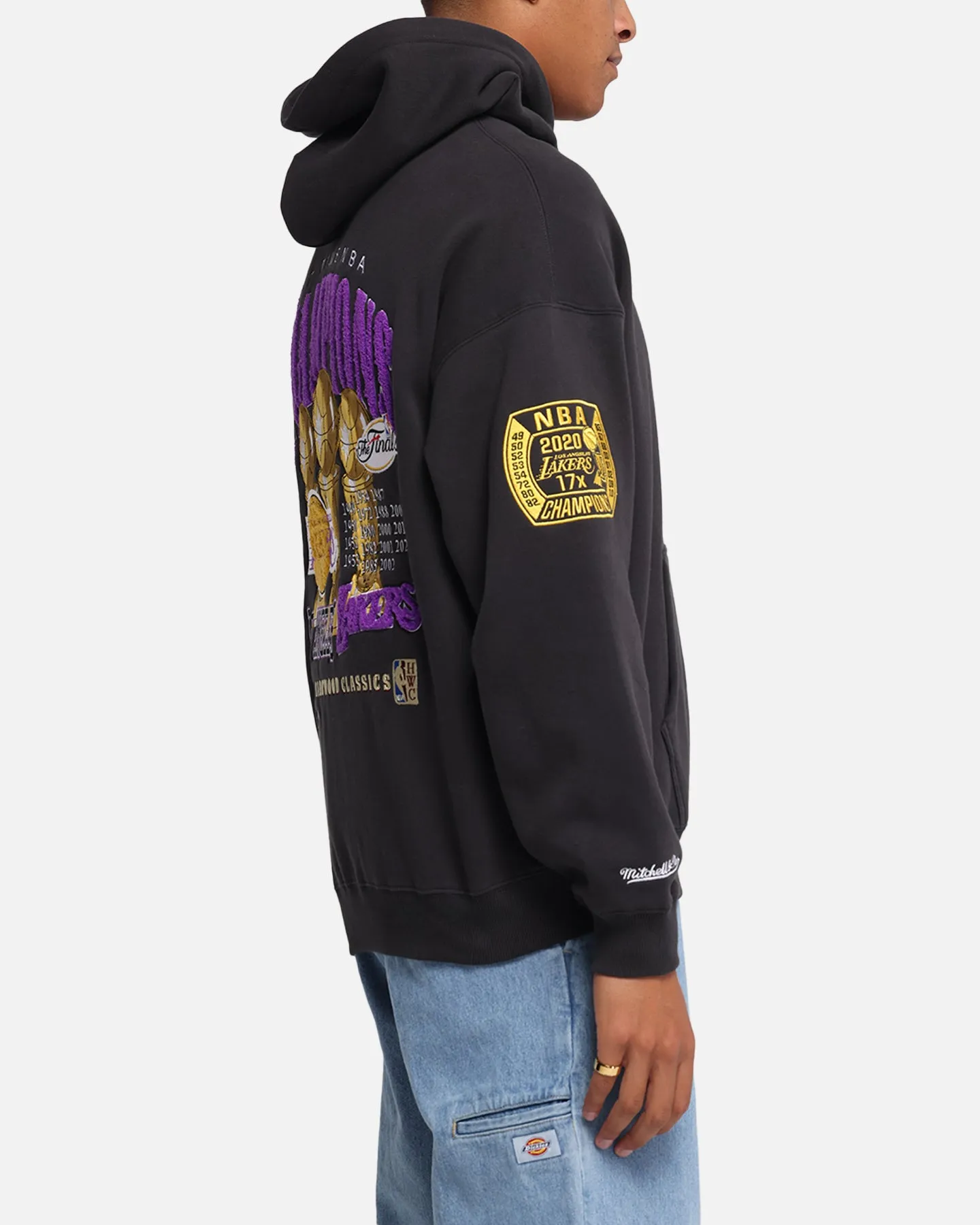 Mitchell & Ness Los Angeles Lakers National Champions Hoodie Faded Black