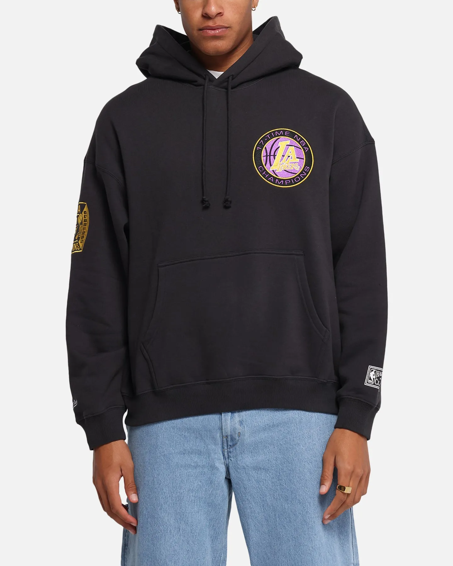 Mitchell & Ness Los Angeles Lakers National Champions Hoodie Faded Black