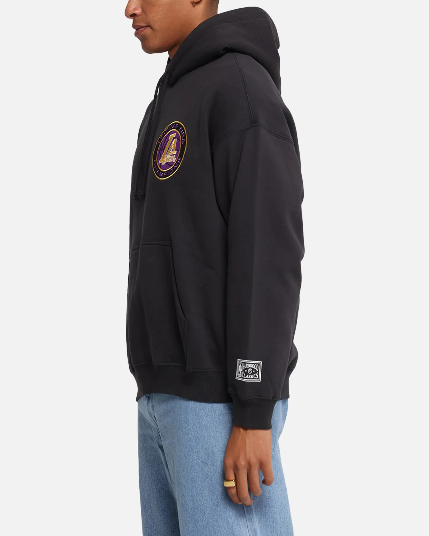 Mitchell & Ness Los Angeles Lakers National Champions Hoodie Faded Black