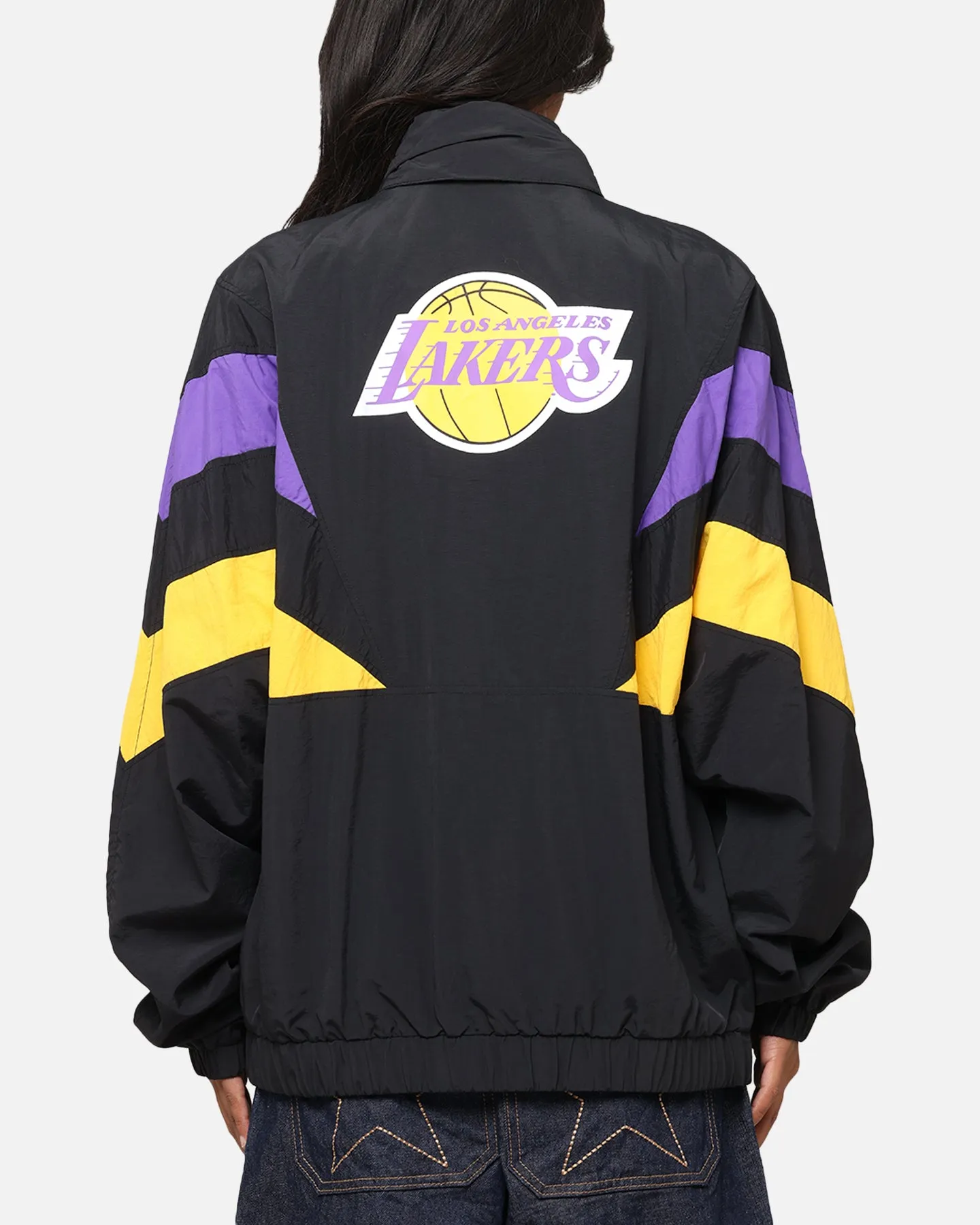 Mitchell & Ness Los Angeles Lakers Spray Jacket Black/Purple/Yellow