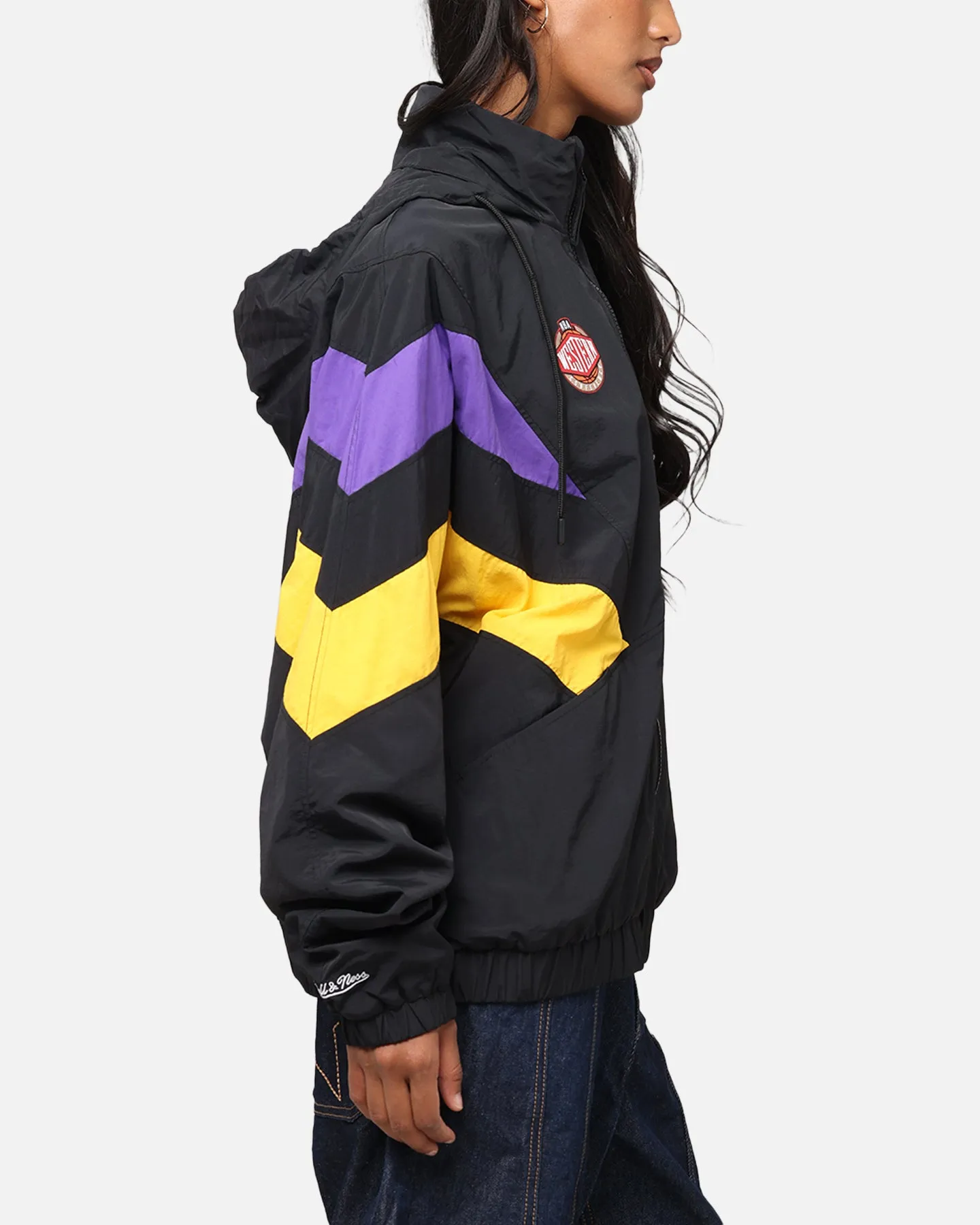 Mitchell & Ness Los Angeles Lakers Spray Jacket Black/Purple/Yellow