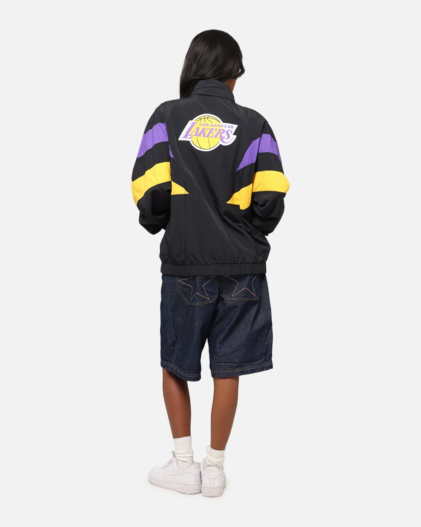 Mitchell & Ness Los Angeles Lakers Spray Jacket Black/Purple/Yellow