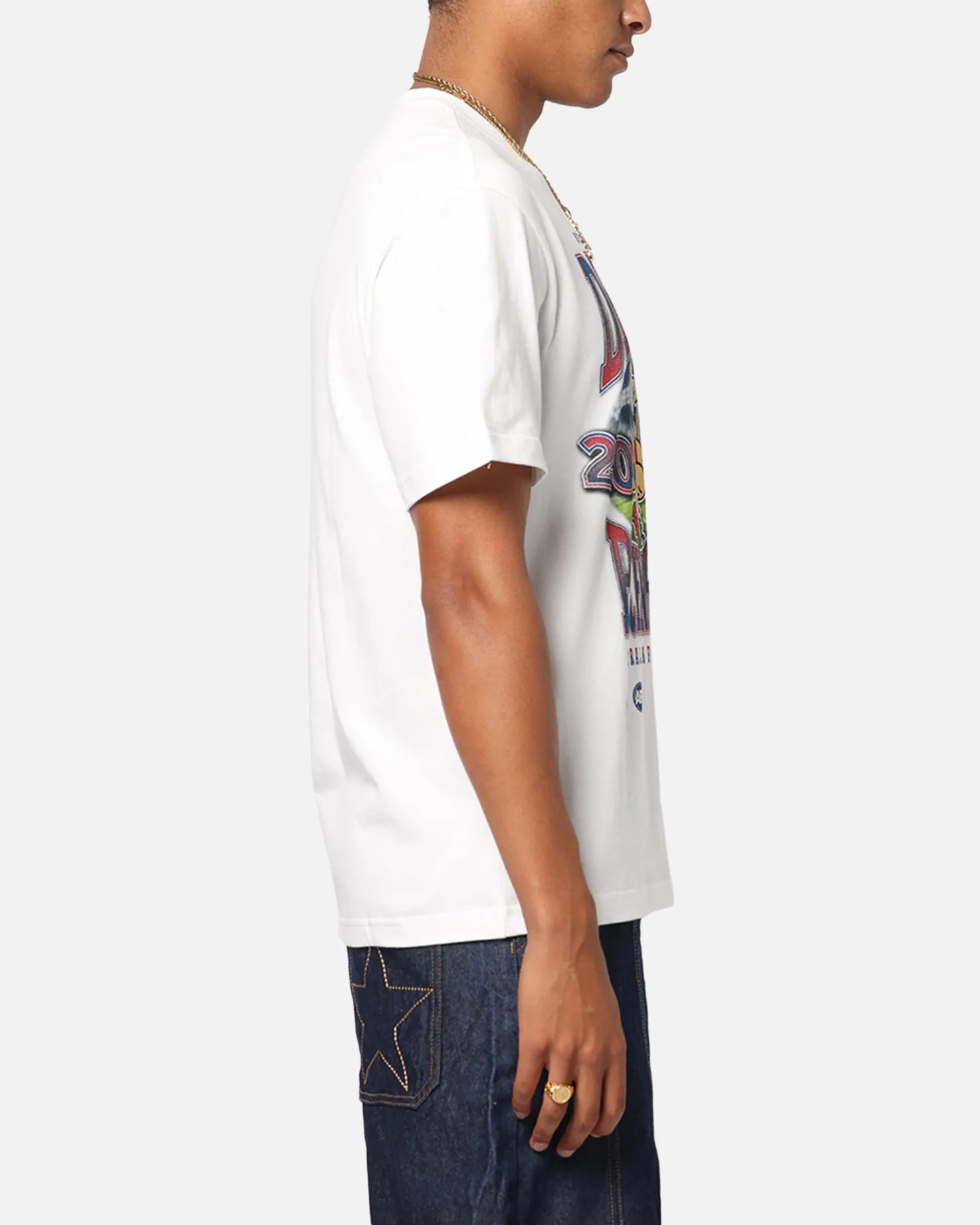 Mitchell & Ness Melbourne Demons Mascot T-Shirt Vintage White