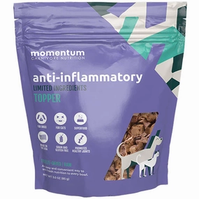 Momentum Limited Ingredient Topper - Anti-Inflammatory 3oz bag puppy food,chew toy for puppies,small dog treats