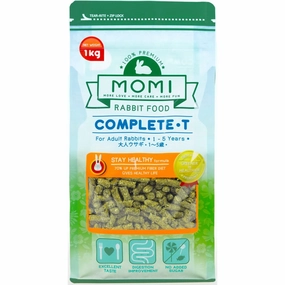 Momi Complete-T Adult Rabbit Food 1kg parrot cage,small bird perch,exotic pet bird