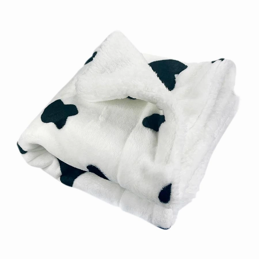 Moo Cow Ultra Plush Dog Blanket fleece dog blanket,soft dog throw,cozy pet blanket