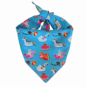 Moo Twig Pool Pawty Pet Bandana dog clothes,dog sweater,fashionable dog wear