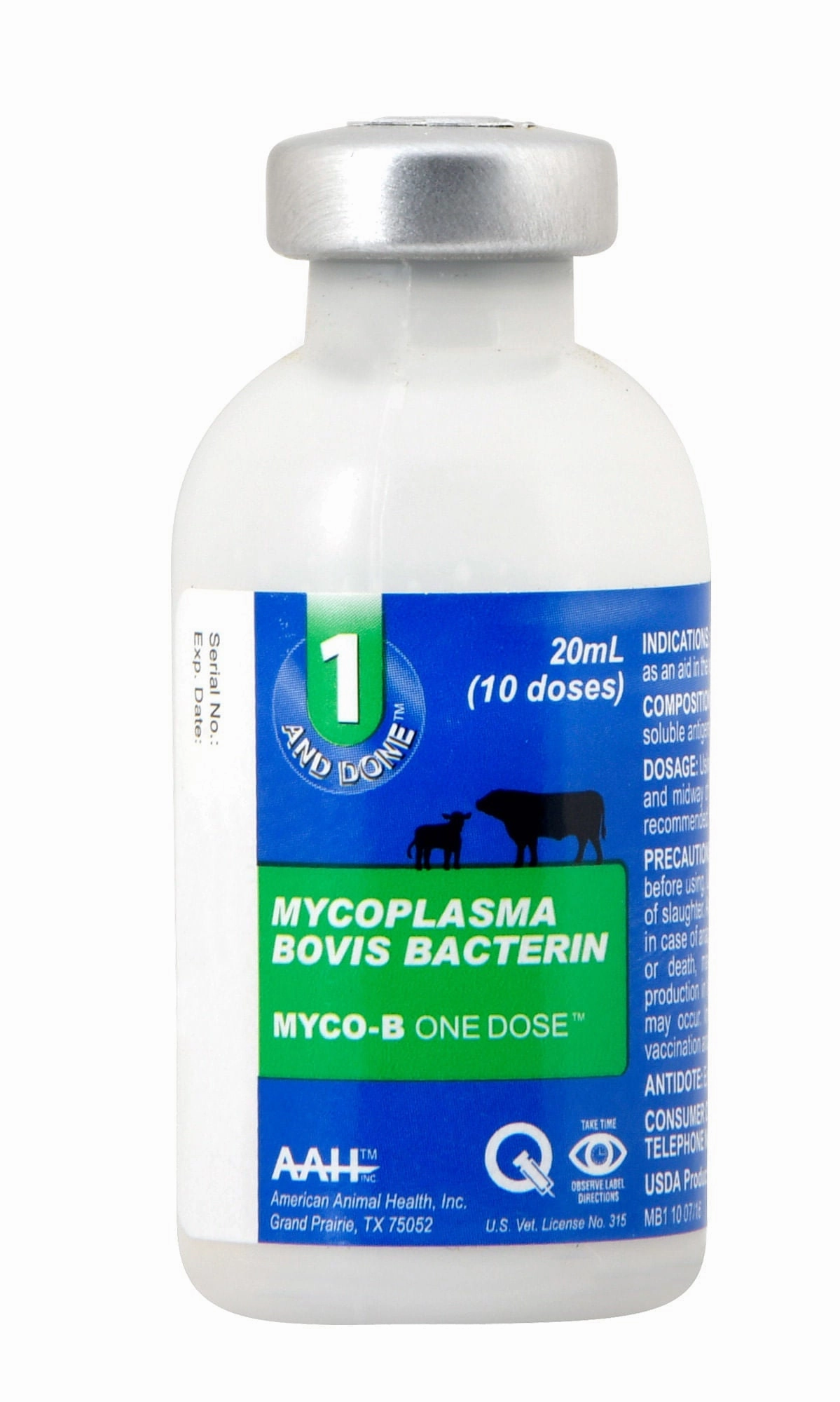 Myco-B One Dose, 1 And Done Cattle Vaccine gourmet cat wet food,chicken in broth cat,fish recipe cat food