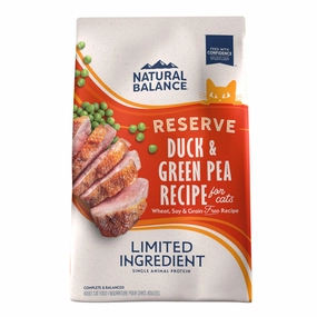 Natural Balance Limited Ingredient Reserve Grain Free Duck & Green Pea Recipe Dry Cat Food cat supplies,cat essentials,cat accessories
