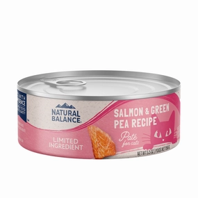 Natural Balance Limited Ingredient Salmon & Green Pea Recipe Canned Wet Cat Food cat supplies,cat essentials,cat accessories