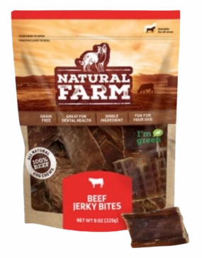 Natural Farm Beef Jerky Bites 8oz Bag pet id tag,personalized dog tag,engraved cat id