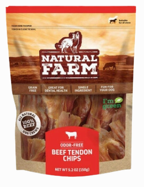 Natural Farm Beef Tendon Chips 5.2oz Bag pet id tag,personalized dog tag,engraved cat id