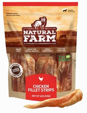 Natural Farm Chicken Fillet Strips 4oz Bag pet id tag,personalized dog tag,engraved cat id