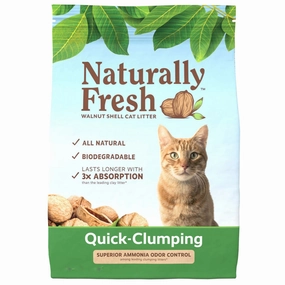 Naturally Fresh Walnut Based Quick Clumping Cat Litter cat toys and food,complete cat care,all in one cat kit