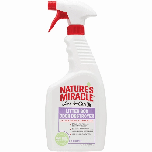 Natures Miracle Litter Box Odor Destroyer for Cats litter scoop,cat waste bags,poop disposal system