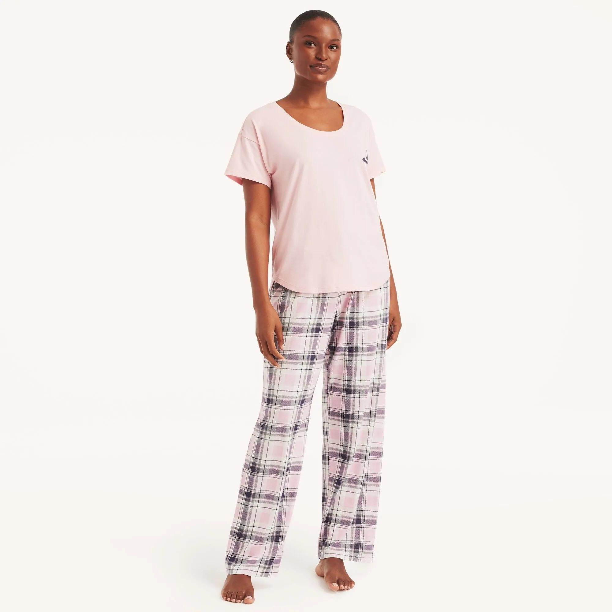 Nautica Womens Printed Pajama Pant Set