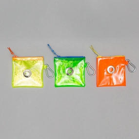 Neon Vinyl Poop Bag Pouch dog business cards,pet business supplies,doggie storefront