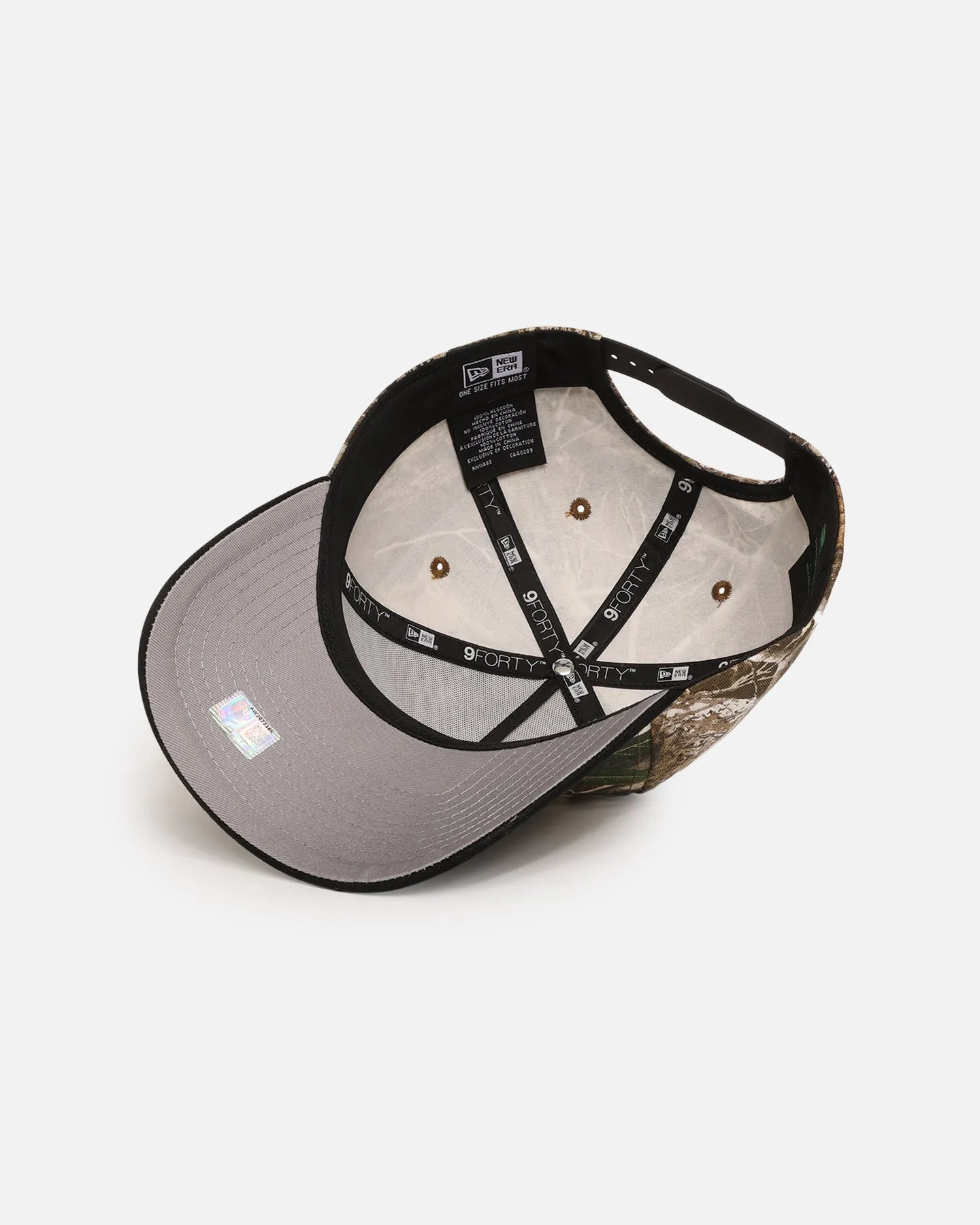 New Era Cronulla Sutherland Sharks 'NRL Real Tree' 9FORTY A-Frame Snapback Real Tree Camo