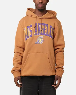 New Era Los Angeles Lakers Pullover Hoodie Medium Beige