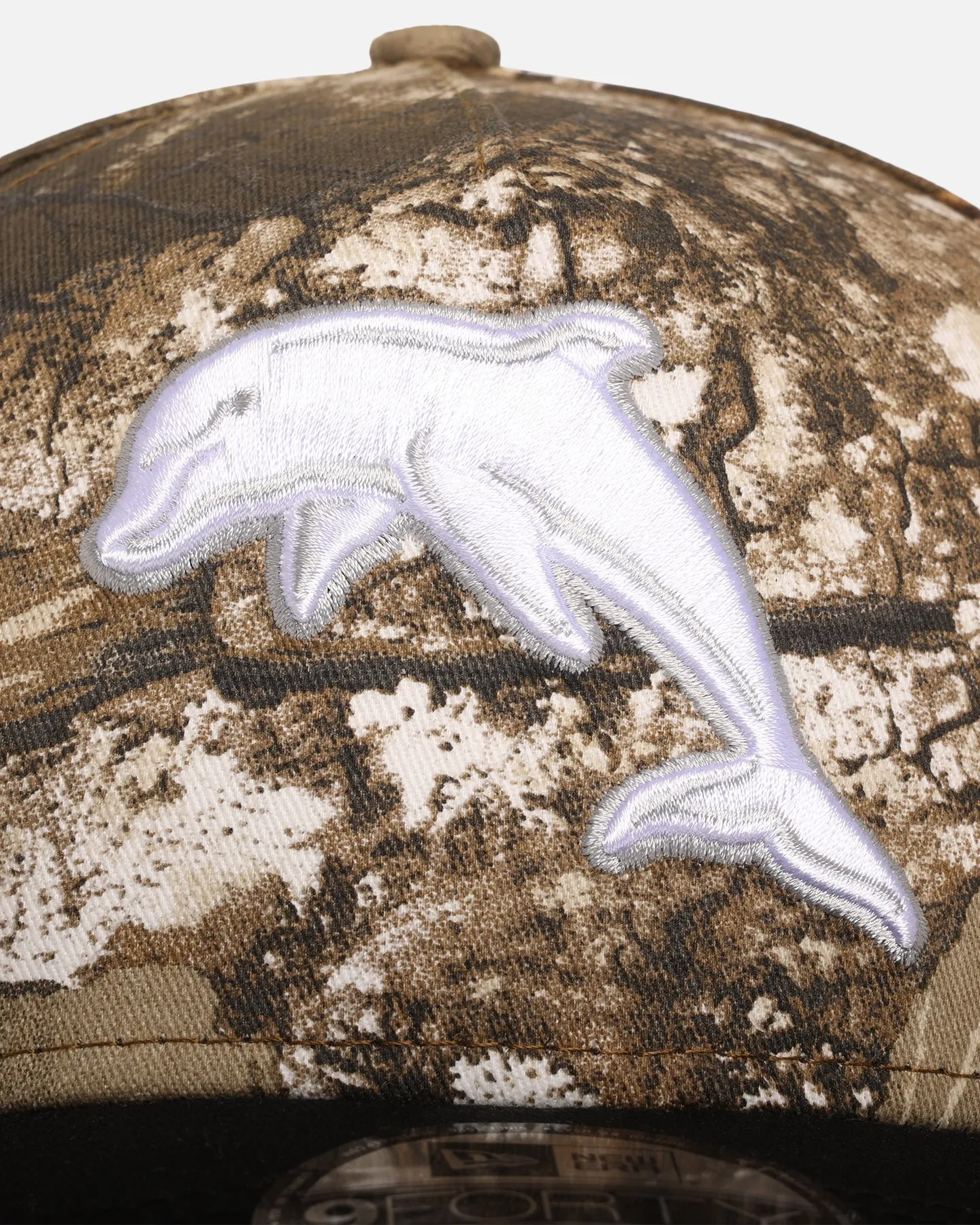 New Era The Dolphins 'NRL Real Tree' 9FORTY A-Frame Snapback Real Tree Camo