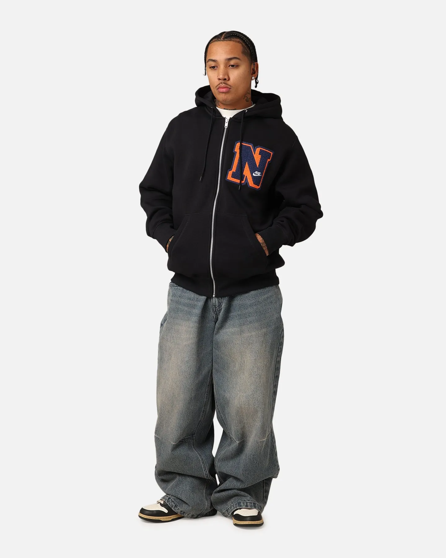 Nike Sportswear Club Essential Full Zip Hoodie Black