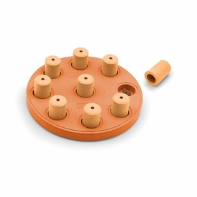 Nina Ottosson - Dog Smart Composite Orange dog bowl,slow feeder,pet food dish