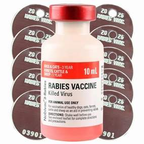 Nobivac 3 Rabies Vaccine Kit with Tags gourmet cat wet food,chicken in broth cat,fish recipe cat food
