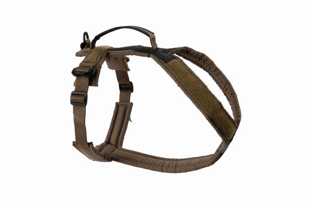 Non-Stop Dog Wear: Line Harness Grip WD - Olive puppy harness,puppy toys,puppy starter kit
