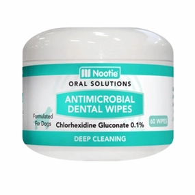 Nootie Antimicrobial Dental Wipes For Dogs 60pcs dog shampoo,pet wipes,dog cleaning spray