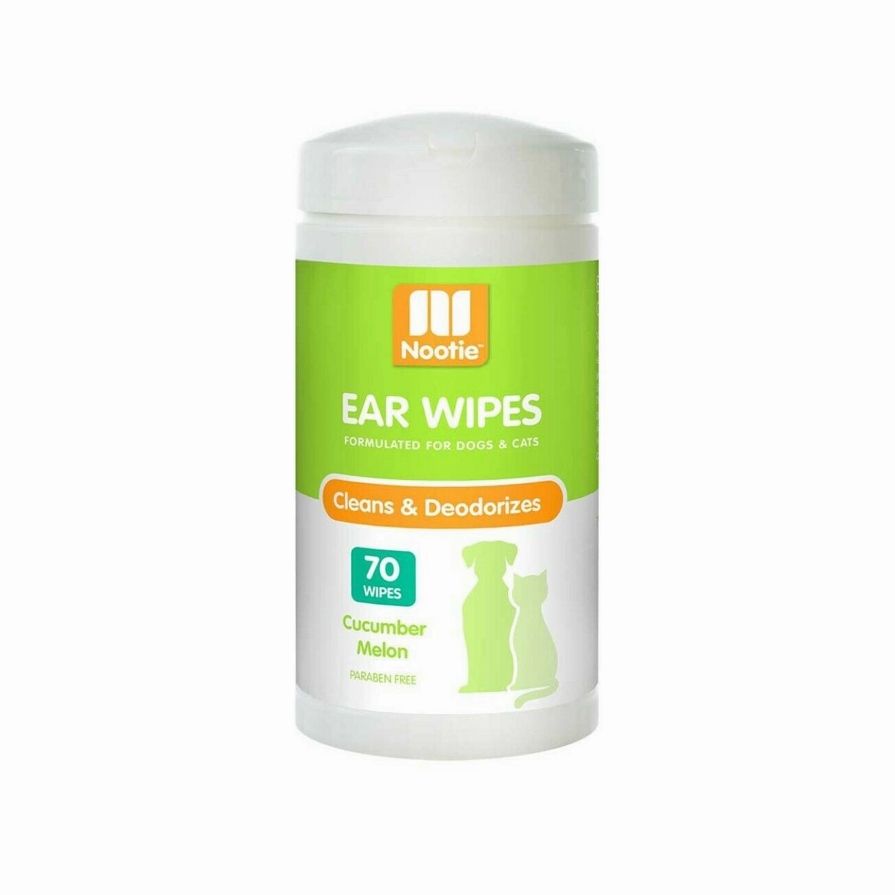 Nootie Ear Wipes - Cucumber Melon 70sheets food toppers for dogs,dog gravy,dog flavor boost