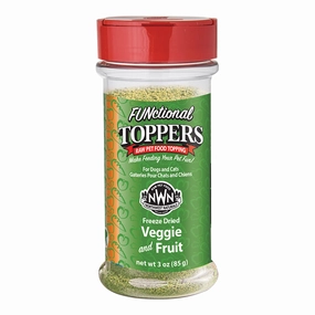 Northwest Naturals Freeze-Dried FUNctional Toppers - Veggie 3oz Shaker Jar puppy food,chew toy for puppies,small dog treats