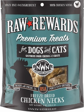 Northwest Naturals Freeze-Dried Neck Chews - Chicken Necks 10pk Bag pet id tag,personalized dog tag,engraved cat id