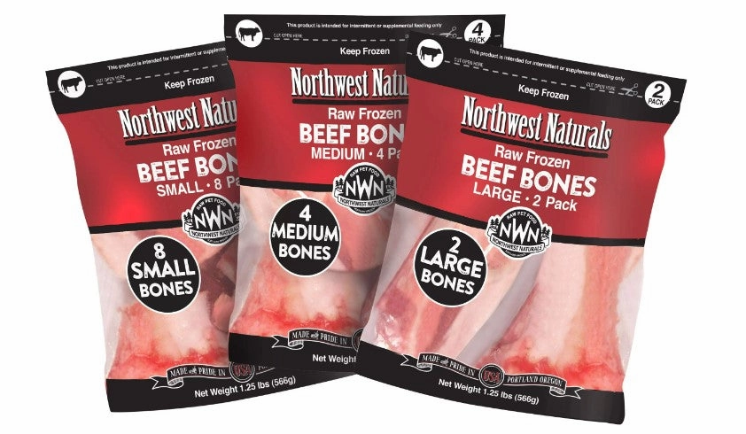 Northwest Naturals Frozen Raw Beef Bones Medium 4-pack pet id tag,personalized dog tag,engraved cat id