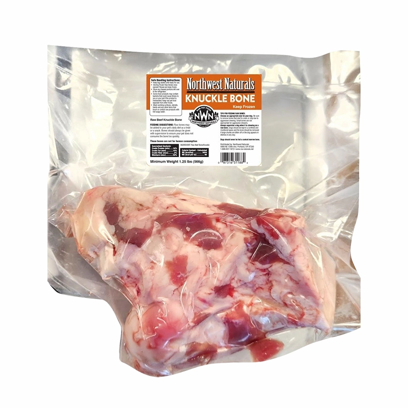 Northwest Naturals Frozen Raw Beef Knuckle Bone 2lb package pet id tag,personalized dog tag,engraved cat id