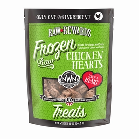 Northwest Naturals Raw Rewards Frozen Dog & Cat Treats Chicken Heart 12oz Bag stainless steel bowl,metal pet feeder,steel water dish