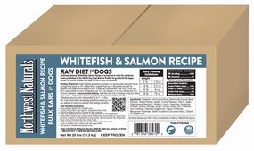 Northwest Naturals Whitefish & Salmon frozen raw dog food,raw patties for dogs,raw diet dog food