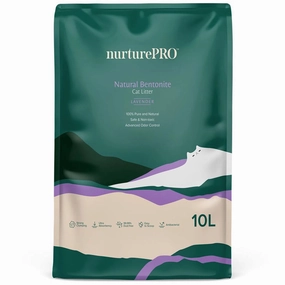 Nurture Pro Bentonite Lavender Cat Litter 10L clumping cat litter,natural cat litter,dust free cat litter