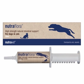Nutravet Nutraflora Intestinal Support Supplement For Cats & Dogs 20ml (Exp Jul 2023) digestive care dog food,urinary care cat food,sensitive stomach pet food