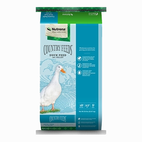 Nutrena Country Feeds Duck Feed 18% Pellet made in usa dog toy,usa dog food,american dog products