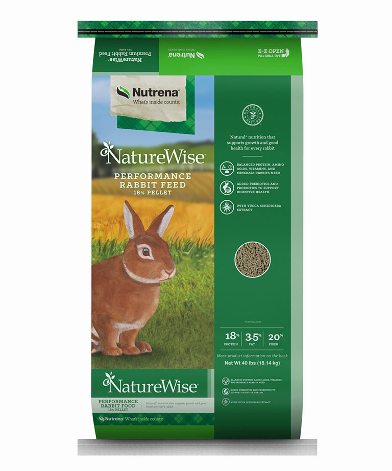 Nutrena Naturewise Rabbit 18% Pellet made in usa dog toy,usa dog food,american dog products