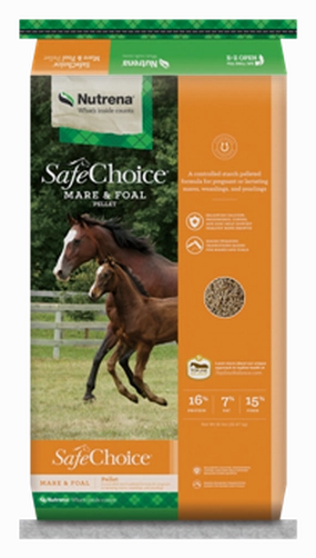 Nutrena SafeChoice Mare & Foal Pelleted Horse Feed made in usa dog toy,usa dog food,american dog products