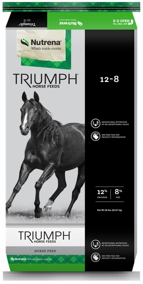 Nutrena Triumph 12% Pellet Horse Feed/ was Triumph Select made in usa dog toy,usa dog food,american dog products