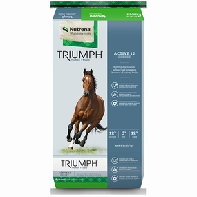 Nutrena Triumph Active 12 Pellet Horse Feed made in usa dog toy,usa dog food,american dog products