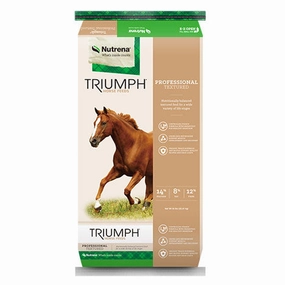 Nutrena Triumph Professional Textured Horse Feed made in usa dog toy,usa dog food,american dog products