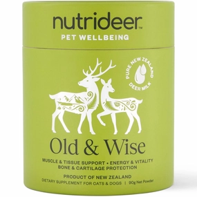 Nutrideer Old & Wise Senior Supplement For Cats & Dogs 90g digestive care dog food,urinary care cat food,sensitive stomach pet food