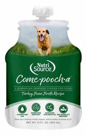 NutriSource Come-Pooch-A Turkey Broth 12oz puppy food,chew toy for puppies,small dog treats