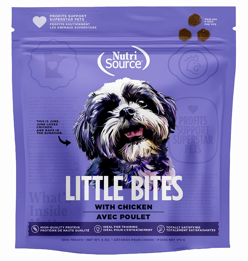 Nutrisource Little Bites Chicken Dog Treats 6oz Bag barn supply,horse stable organizer,poultry waterer