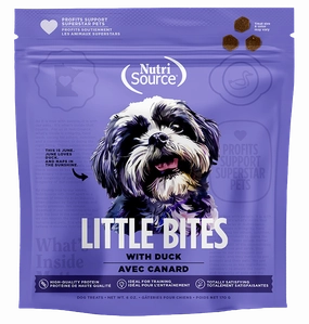 Nutrisource Little Bites Duck Dog Treats 6oz Bag barn supply,horse stable organizer,poultry waterer
